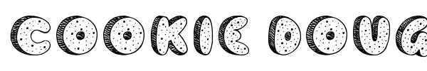 Cookie Dough font preview